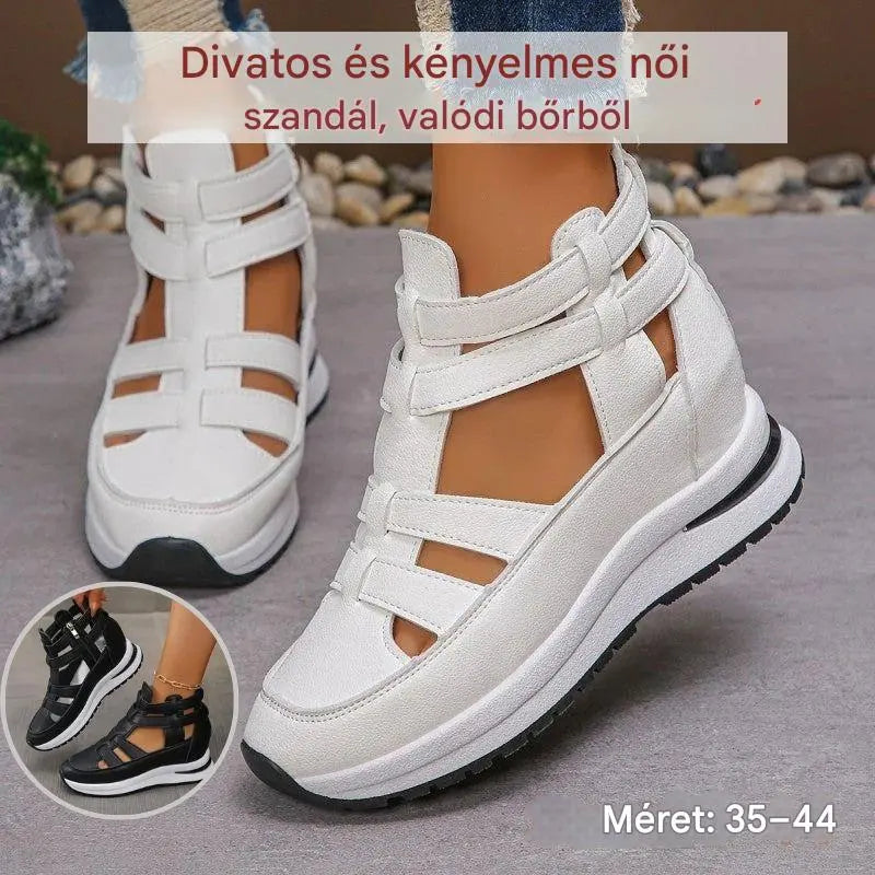 【Korlátozott ideig 50% kedvezmény!】【35-44】2026 Divatos és kényelmes női szandálok, valódi bőrből